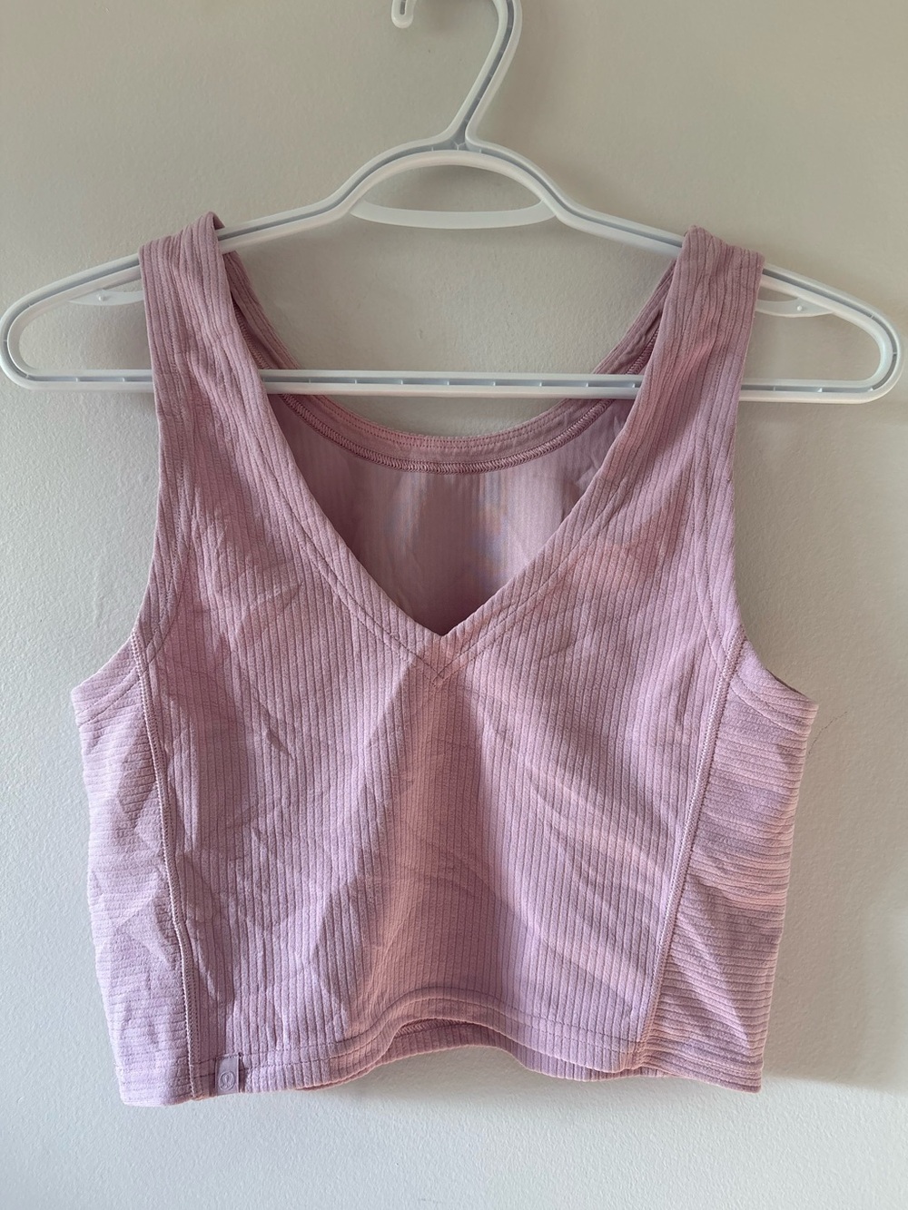 Lululemon Ribbed Softstreme Cropped Tank Top Size 6 - Picture 5 of 6
